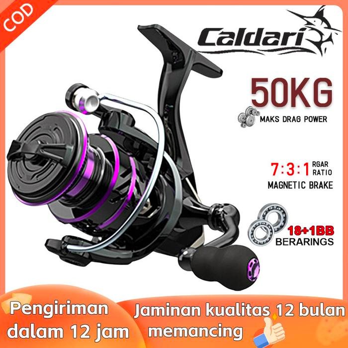 Metal reel pancing putar gulungan pancingan fishing reel alat memancing (TERBAIK) (TERBARU)