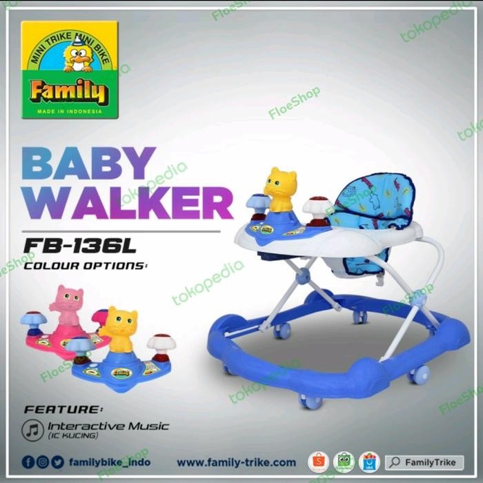 TGR Baby Walker Family 136 -Roda Buat Berjalan Bayi Family-Box bayi Family