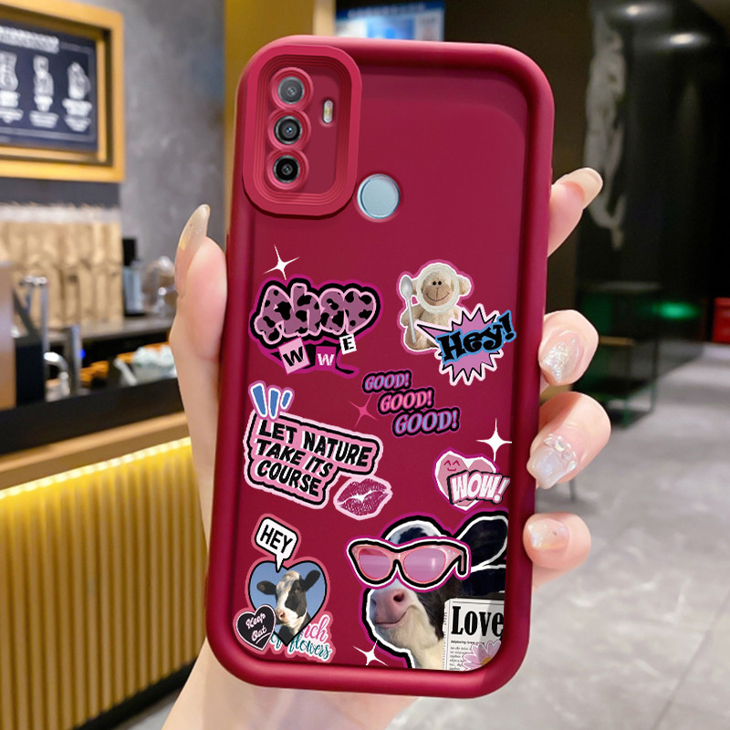 Casing Hp untuk OPPO A53 A53s A32 A33 2020 A11s Case Casing HP Softcase ponsel silikon Kasing lembut