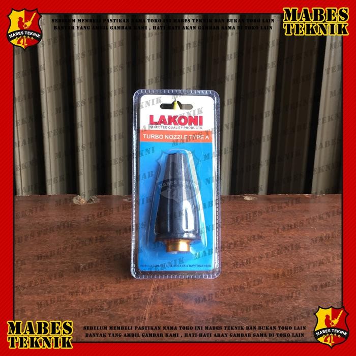 LAKONI TURBO NOZZLE - MESIN STEAM /JET CLEANER LAGUNA 70 / DAYTONA 100