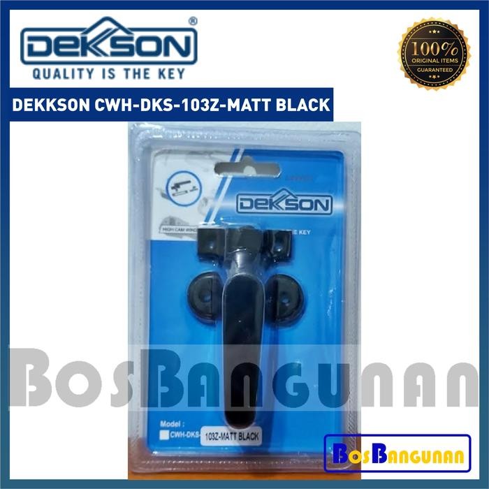 Terlaris Rambuncis Jendela DEKKSON CWH 103Z Black / Grendel Slot Kunci Jendela SALE
