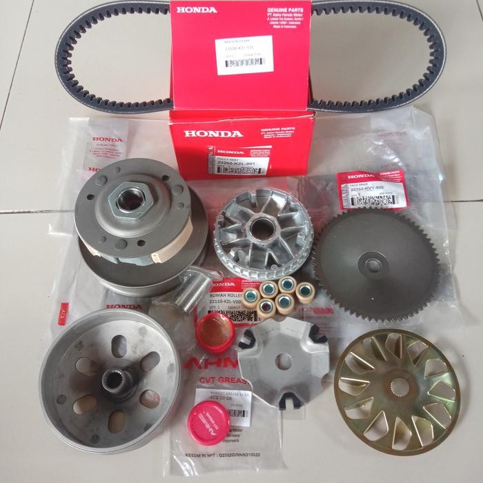 Full Set Paket Cvt Kirian Beat Fi/Scoopy Fi/Spacy Fi/Vario 110 Fi/Kzl