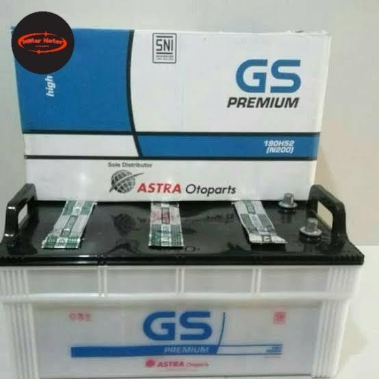 Aki Basah GS Astra 12V 200Ah N200 Genset