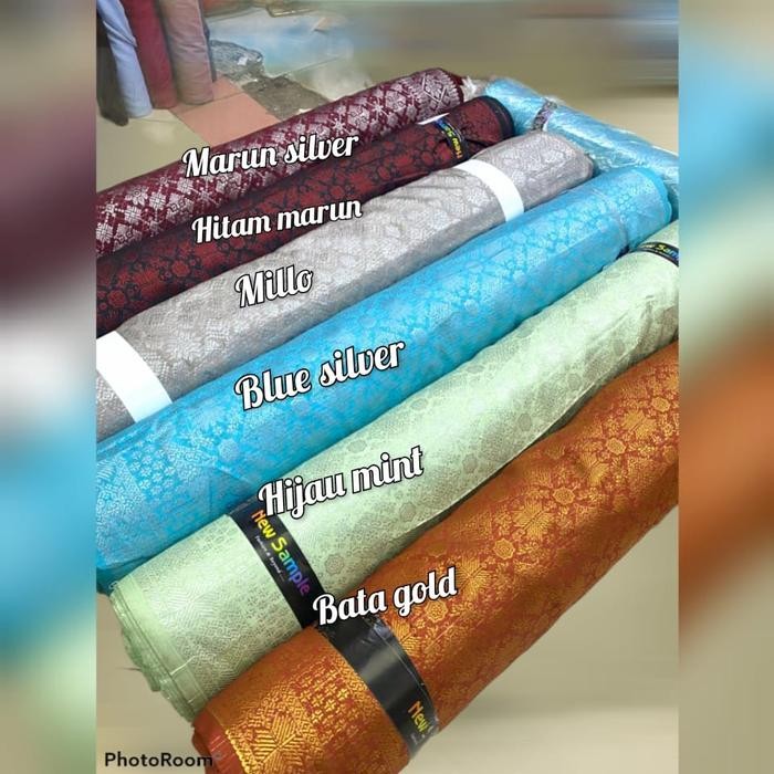 SIAPKIRIM kain songket- kain kebaya bawahan- bahan bawahan kebaya READY STOCK