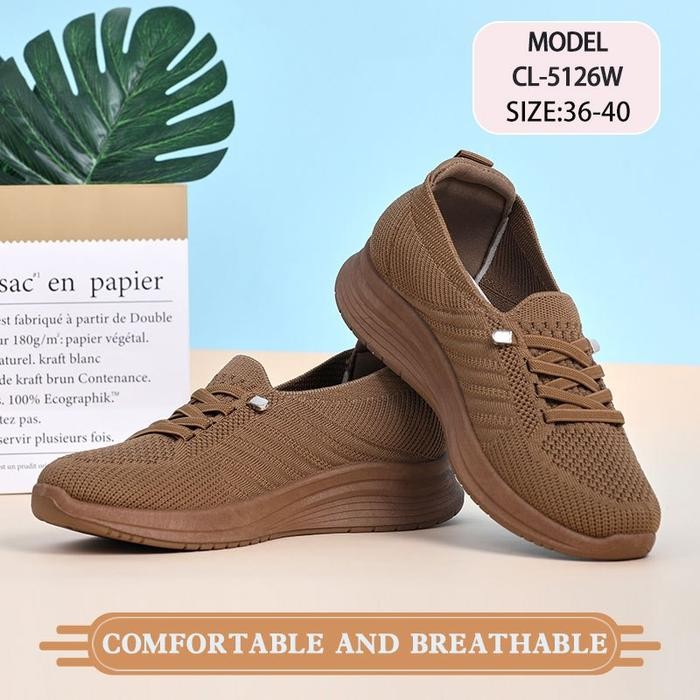 READY COLLIN Sepatu Slip On Rajut Sneakers Wanita Pria Dewasa Unisex Tali Mati Trendy Kekinian