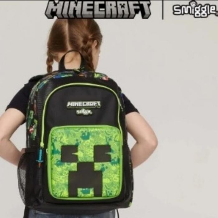 Minecraft Smiggle/ Smiggle Minecraft Backpack/Kado