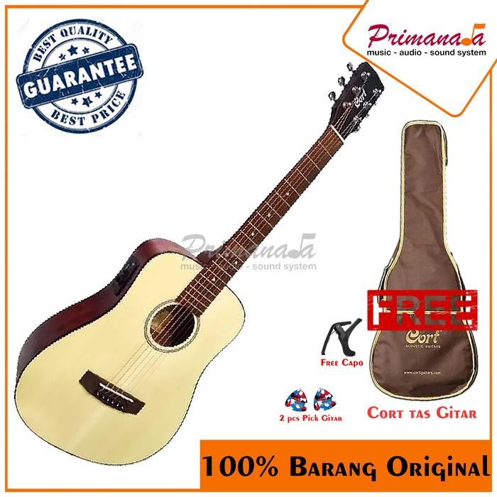 Cort AD Mini E OP Akustik Gitar 3/4 Elektrik