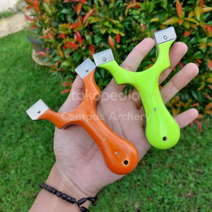 q9v5- Ketapel Piaoyu Laminasi Micarta Paket Lengkap Slingshot Ott