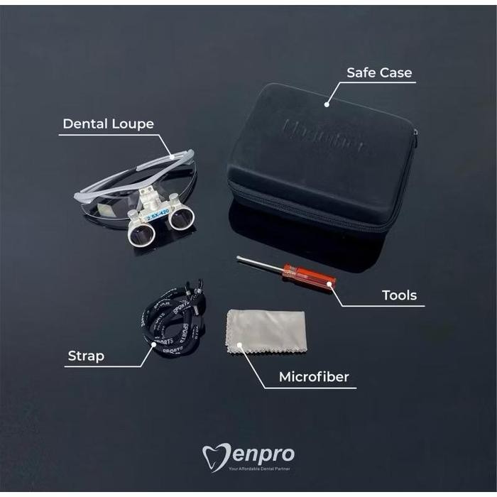 Dental Loupes / Dentist Loupe / Kaca Pembesar Dokter Gigi Import Pasti Ori