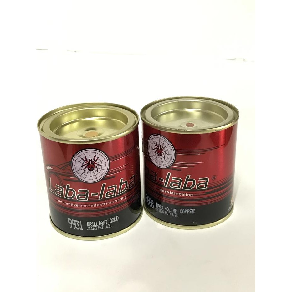 Cat minyak laba laba warna tembaga atau emas/ cat besi dan kayu 200 ml