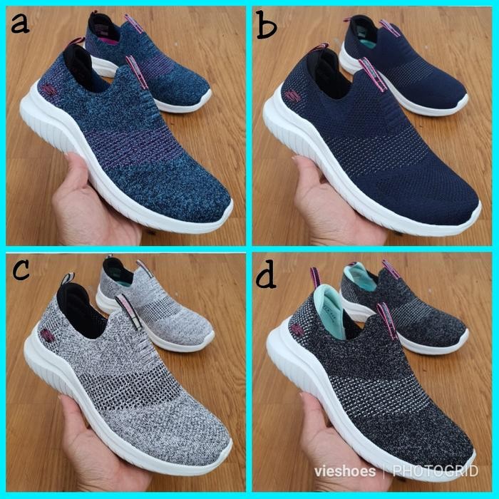 Skechers Ultra Flex Dazzling Sepatu Slip On Wanita