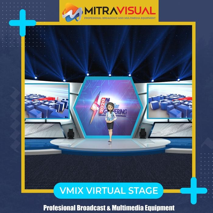 w867- Vmix 3D Virtual Stage Set Include Script