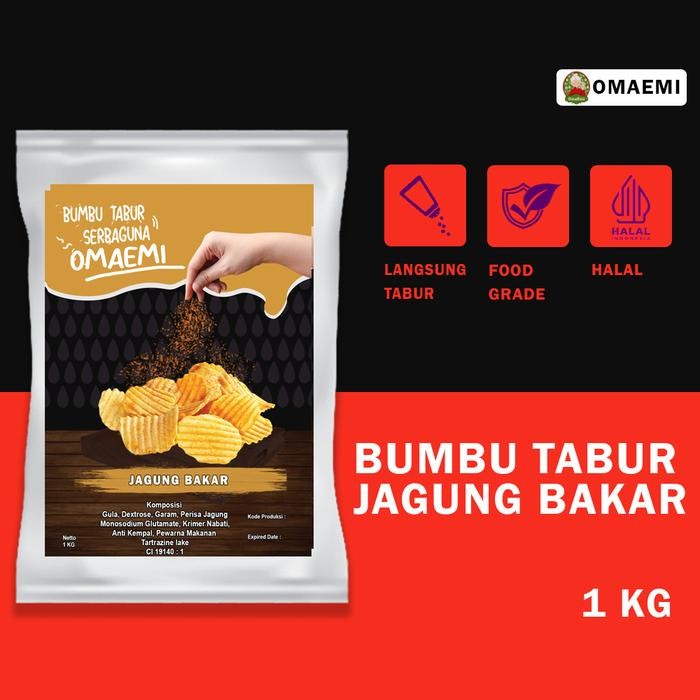 Stok Baru Bumbu Tabur Omaemi Rasa Jagung Bakar 1 KG