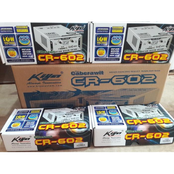 Mantab Ampli Walet Kiya Cr-602 Terlariss 