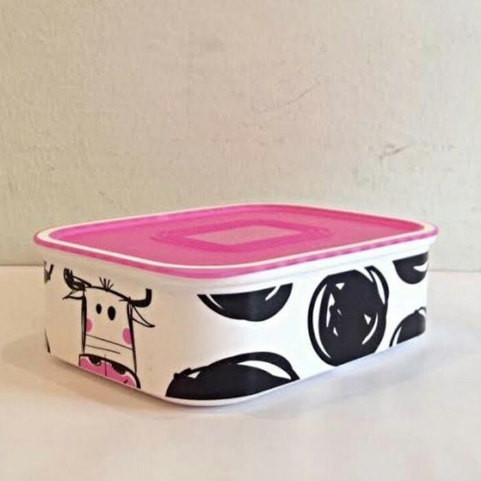 Tupperware Promo Diskon Kotak Makan Baseline Moo Cow 500Ml Wadah Makan Kotak Bekal