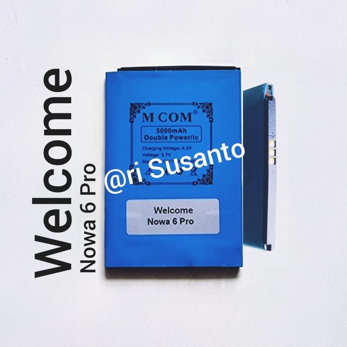 Baterai MCOM for Nowa 6 Pro Double Power 5000mAh