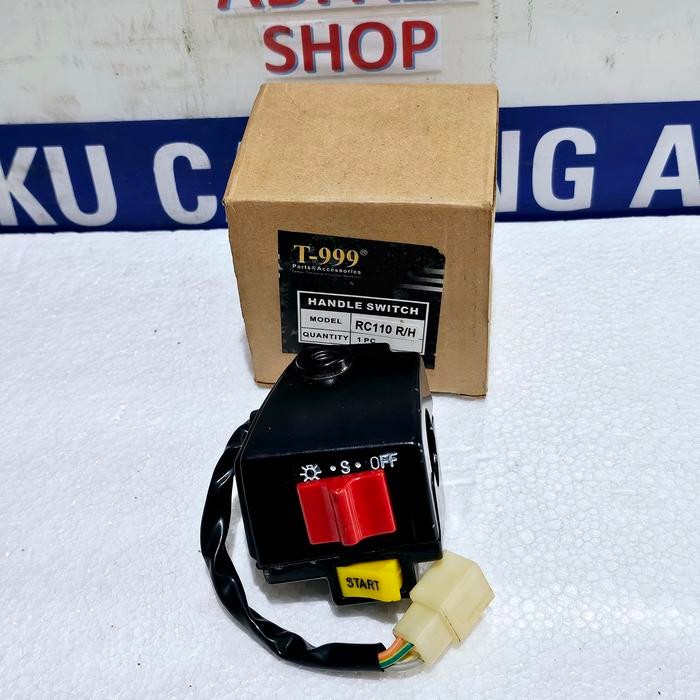 HOLDER SAKLAR STARTER KANAN SUZUKI RC100 BRAVO DK CRYSTAL BUKAN ORI NOS BARU T-999