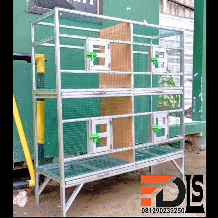TERMURAH kandang 4 kotak burung perkutut READY STOCK
