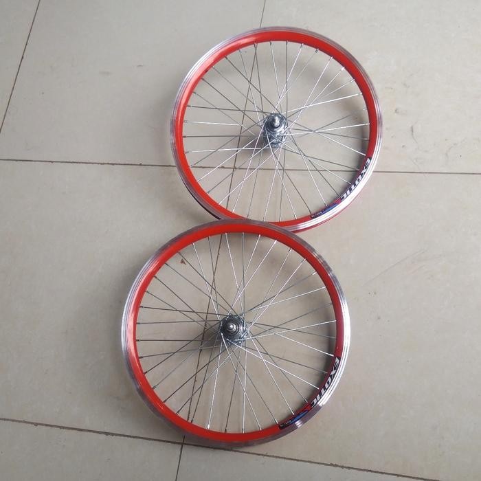 RIMS/VELG/VELEK SEPEDA 20 ALLOY EXOTIC 2 PCS UNTUK SELI,MINION,MINI