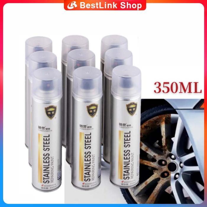 350 ML Chrome Spray Paint / Cat chrome /Anti Karat Warna Stainless / Cat Semprot Chrome / Cat