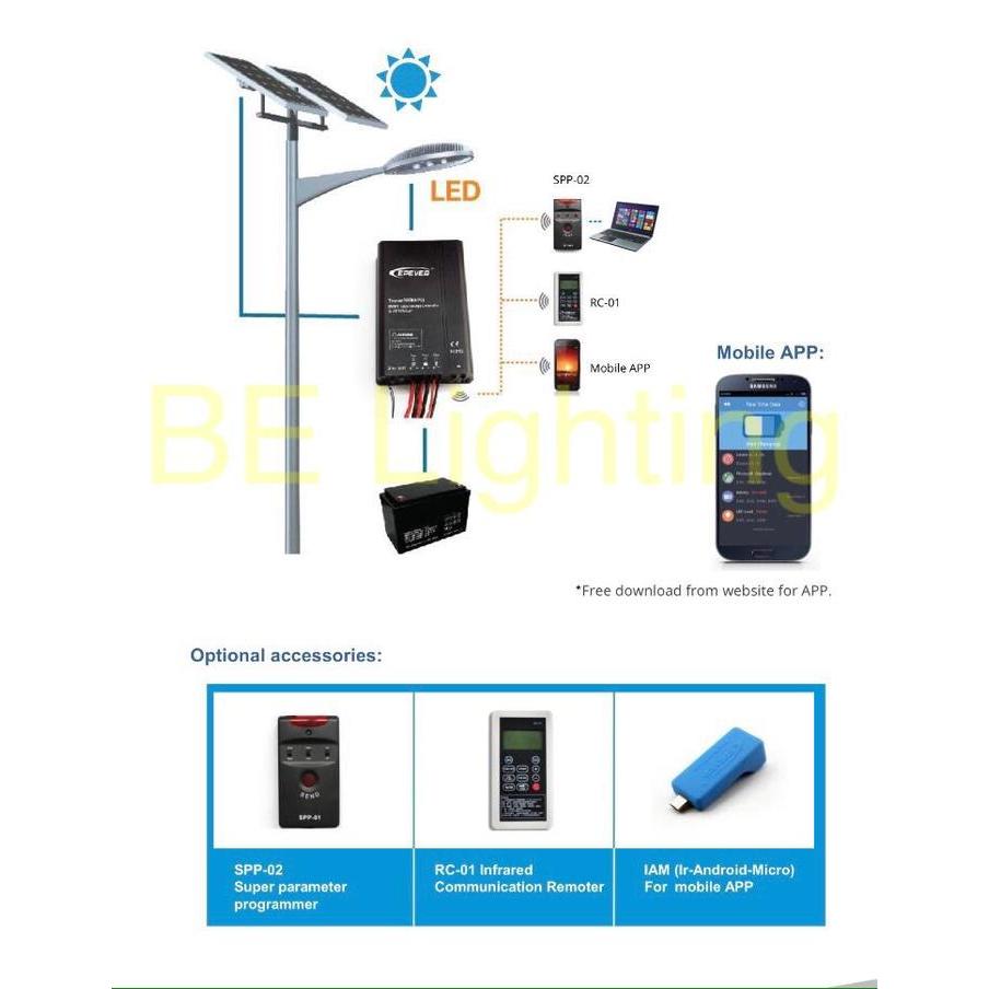 Epever Mppt Tracer 2606 Solar Charge Controller