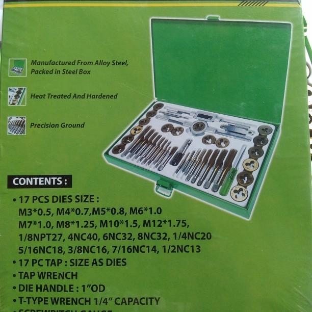 Promo Senai Set Tekiro Tap Set Tekiro 40 Pcs Tap And Dies Set Tekiro Ori