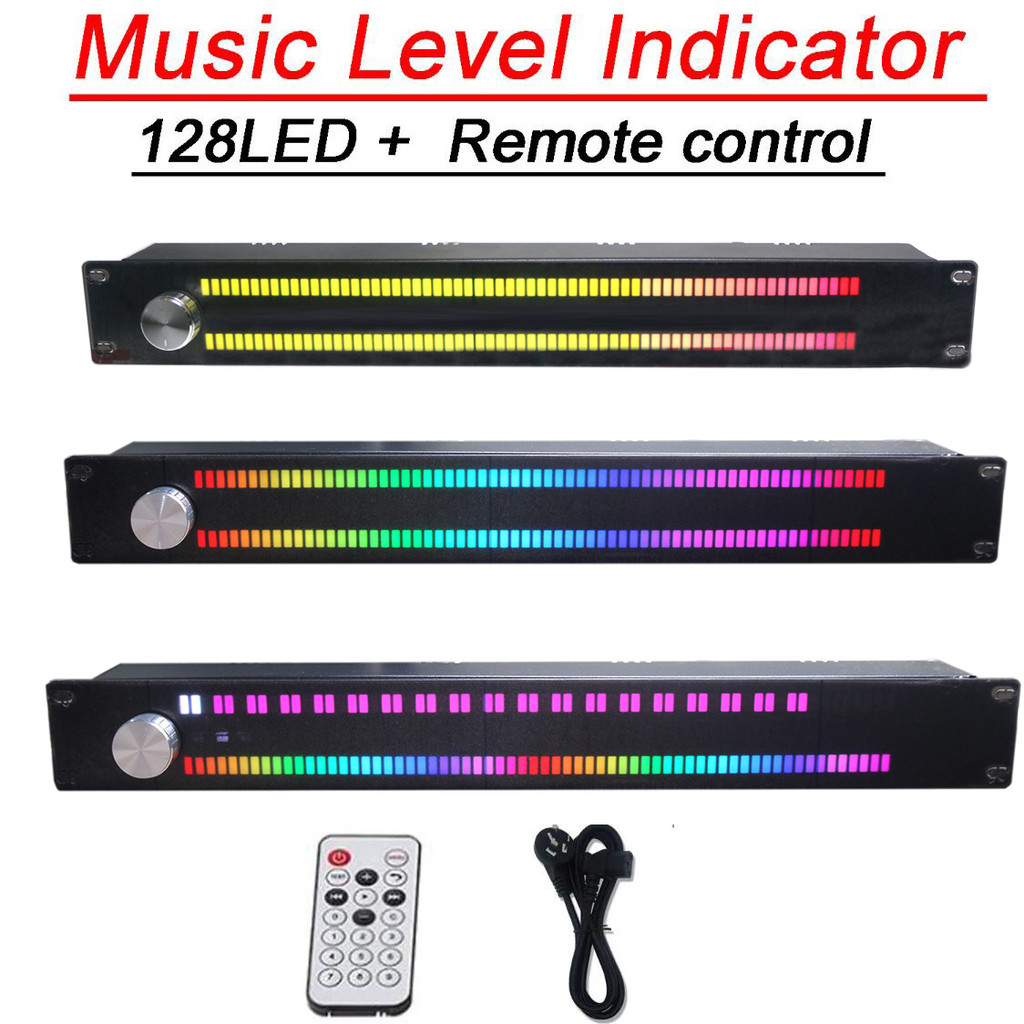 1.5U Music Level Indicator Digital Spectrum Analyzer LED Display Meter Light Audio Signal Melody