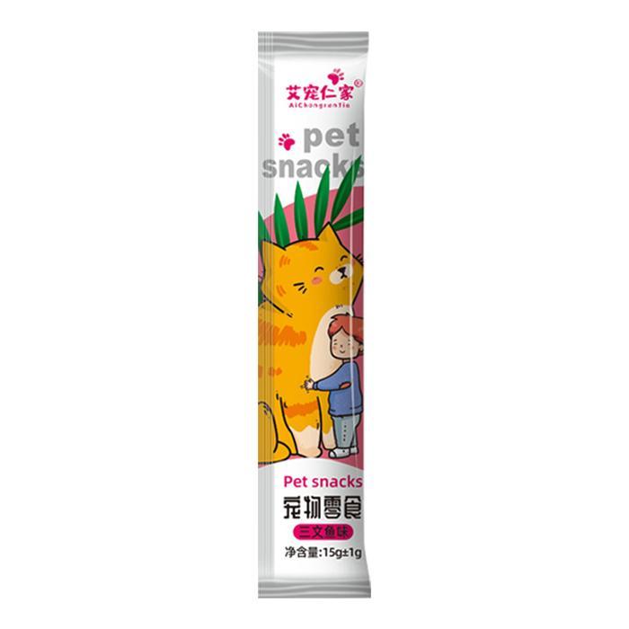 Cemilan Kucing Snack Kucing 15g Makanan Kucing Cat Food Adult Kitten Aichong Renjia 2nd Generation