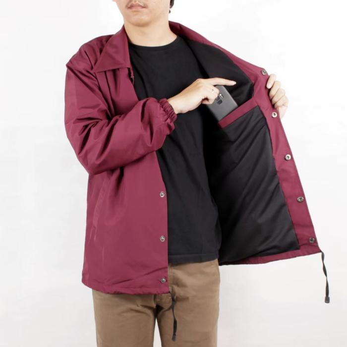 Promo Jaket Jacket Coach Kemeja Taslan Pria Casual Premium Original Polos Terlaris