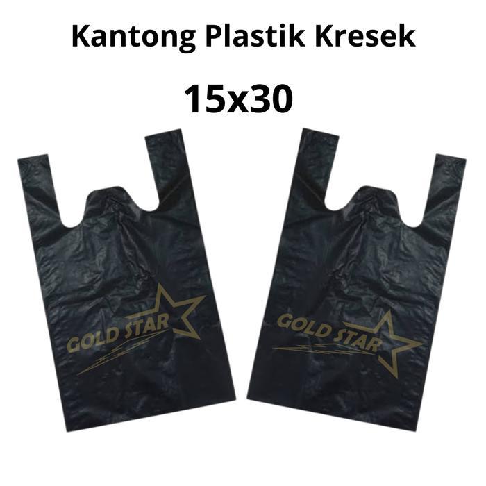 KANTONG PLASTIK KRESEK KECIL 15X30 TAS KRESEK HITAM KRESEK MURAH
