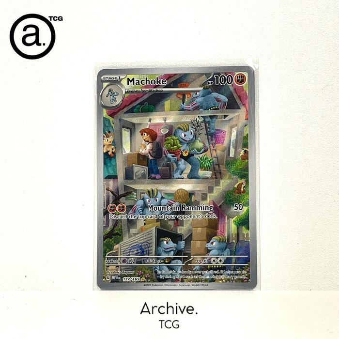 Machoke AR (177/165) Pokemon English ~ Pokemon 151 (MEW)