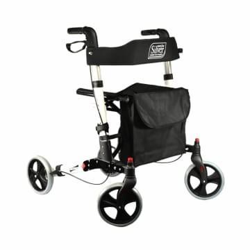 Squat&go Silver Rolator Lipat Dengan Tas Kecil Squat n Go FOLDABLE