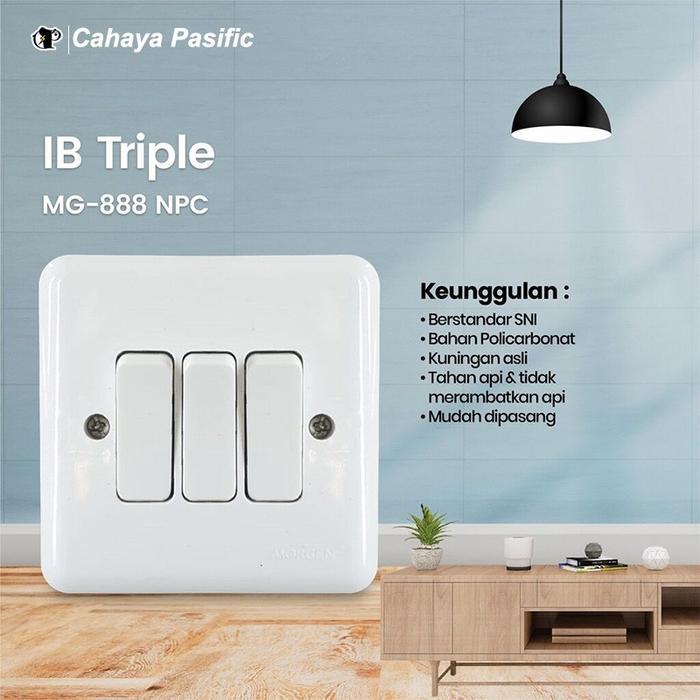 Morgen Saklar 3 Triple Inbow B Series MG-888 NPC IB