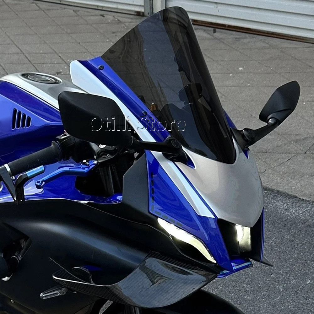 FOR YAMAHA YZF-R7 2021-2025 YZFR7 YZF R7 R6 YZF-R6 NEW MOTORCYCLE SCREEN DOUBLE BUBBLE WINDSHIELD