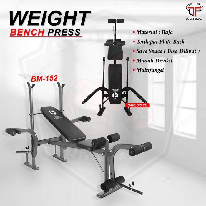 Bench press BM-152/BENCH Bodymaster Multifungsi Benchpress Fitnes