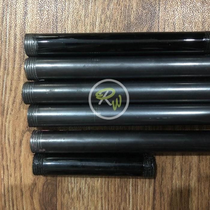 Terbaru Pipa Besi Las Hitam Industrial 1 M Meter Tanpa Drat 1 Inc Inch