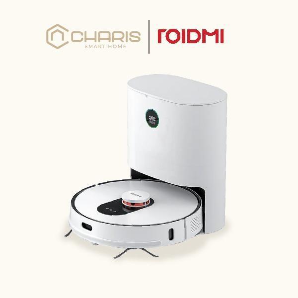 Promo Roidmi Roidm Eve Plus Robot Vacuum Mop Dengan Stasiun Suction & Pengawalan Aplikasi, Kapasiti