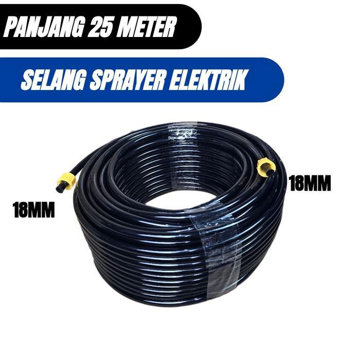 Selang Sprayer Elektrik Panjang Varian 25 Meter 50 Meter 100 Meter Hoses Irigasi Misting Sprayer
