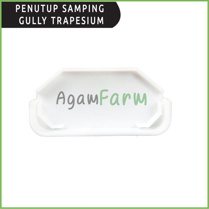Penutup Samping Gully Trapesium / Talang Trapesium Hidroponik