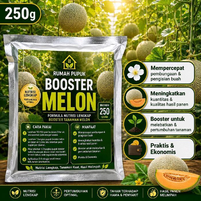 PUPUK BOOSTER MELON 250 GRAM NUTRISI LENGKAP UNTUK PERTUMBUHAN OPTIMAL TANAMAN MELON