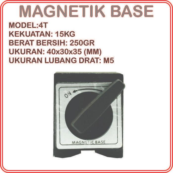 Magnetic Base / Magnetik Base Dial Indikator / Stand Magnetic