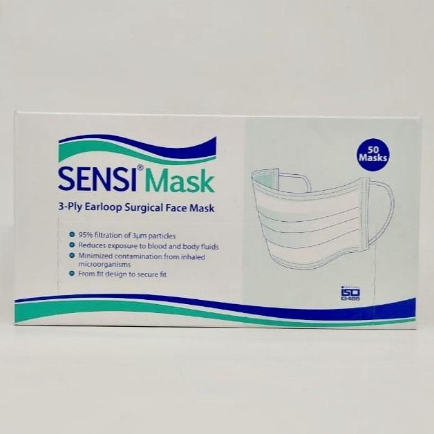 Sensi Earloop / Masker Earloop Isi 50Pcs