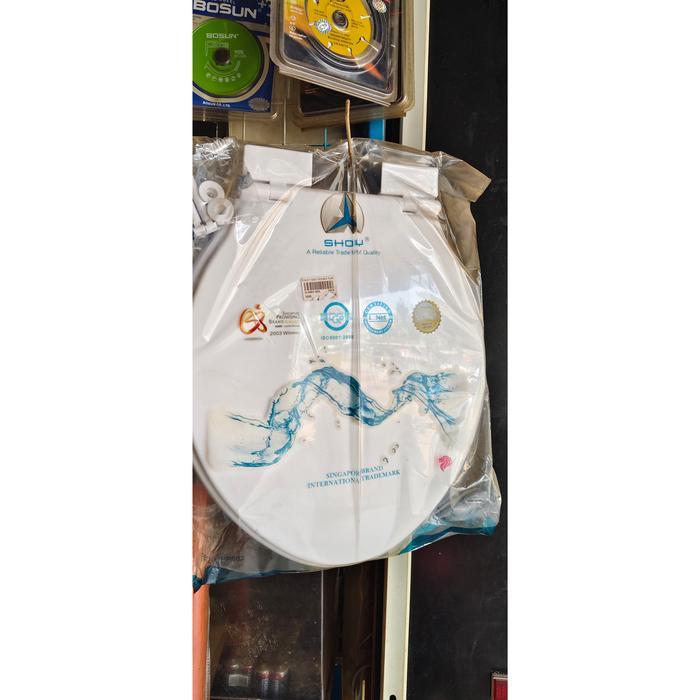 Terbaru Tutup Closet Duduk Kloset Wc Cover Toilet Seat Double Flap Showy Premium
