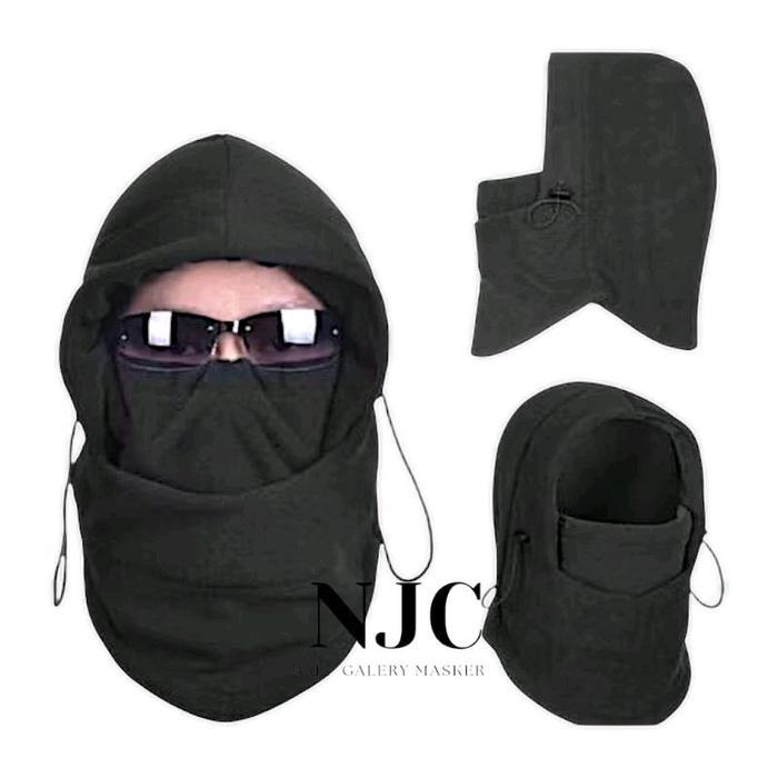 Kupluk Masker Balaclava Multifungsi Ninja Kupluk Polar Full Kupluk Pria Kekinian Pasti Promo