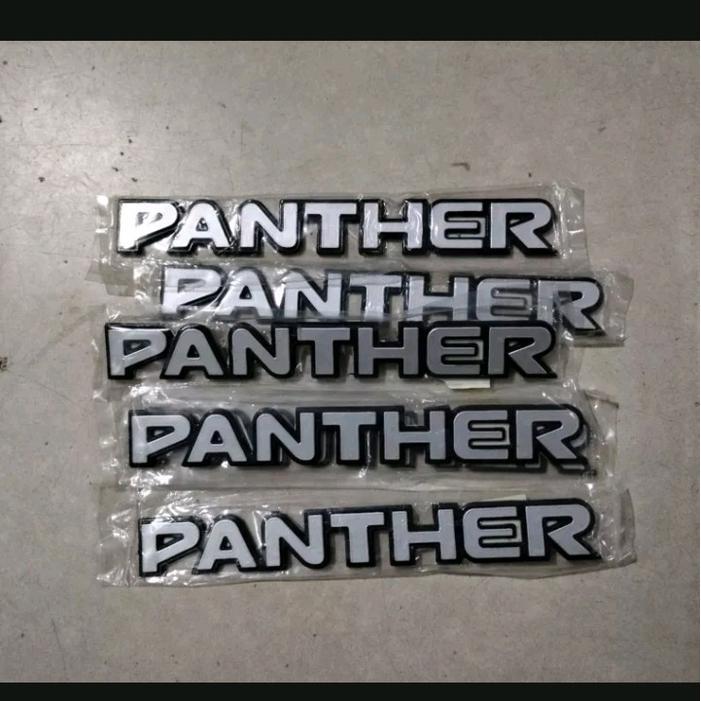 EMBLEM LOGO TULISAN PANTHER KOTAK LAMA