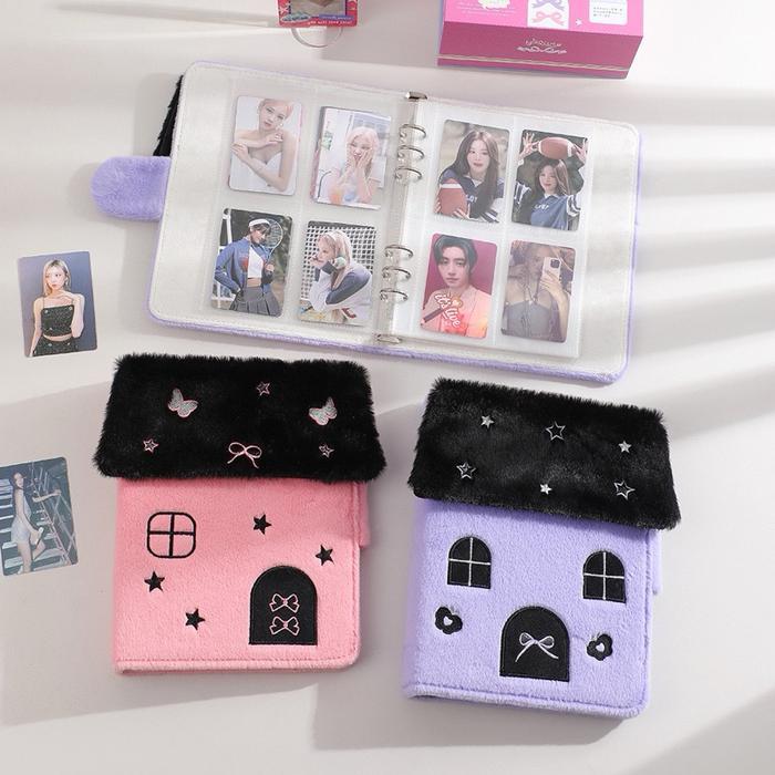 (BINDER+10 LEMBAR 4P SLEEVE A5) BINDER SET FLUFFY BERBULU HALUS LEMBUT