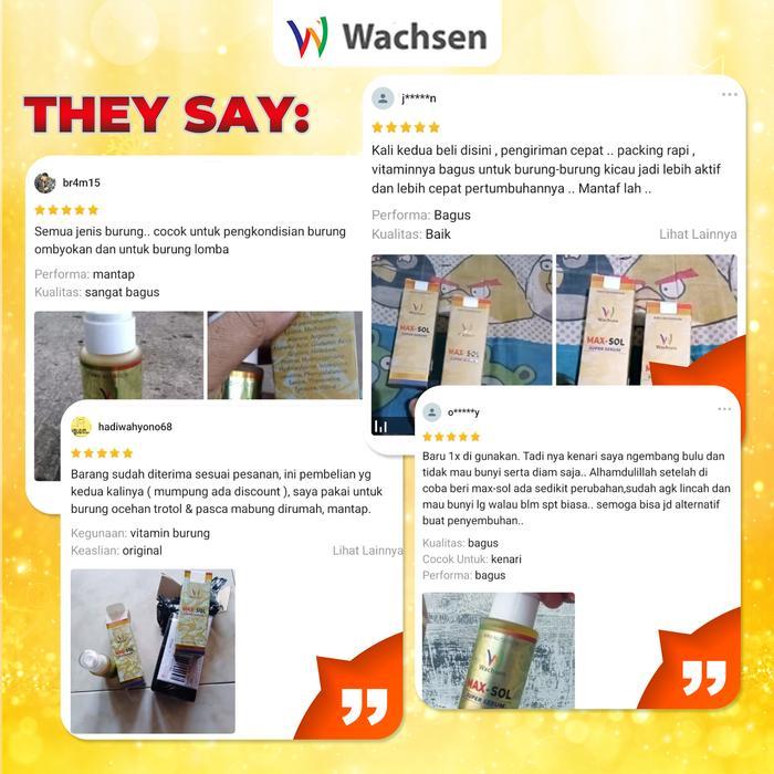 Max Sol Super Serum Vitamin Burung Sultan Booster Gacor Rahasia Performa Mewah Kicau Kristal Formula