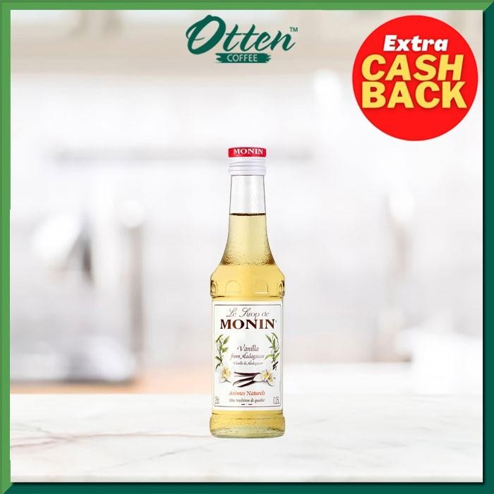 

oW.galiban - Monin Syrup Vanilla 250ml - Sirup Minuman Premium Rasa Vanila untuk Kopi & Dessert