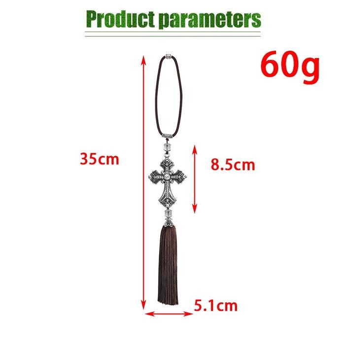 ASLI Dikirim dlm 24jam Gantungan Salib Mobil Kristen Car Pendant Christ Hanger Car Crystal Pendant