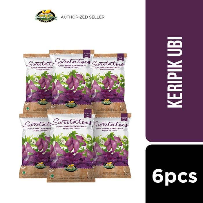 

BIONIC FARM SWEETATOES KERIPIK UBI UNGU 50G - 6 PCS